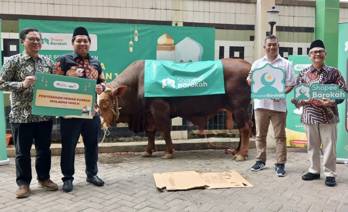 LazisMu terima sapi limosin dari Shoppe (ist) 