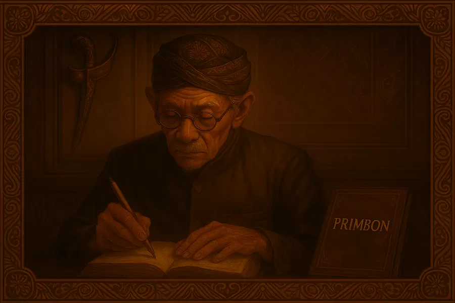 Primbon. Ilustrasi foto by Chatgpt