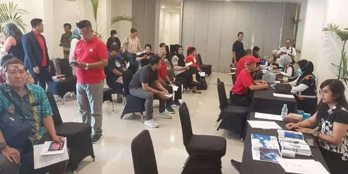 Pelaksanaan check kesehatan.