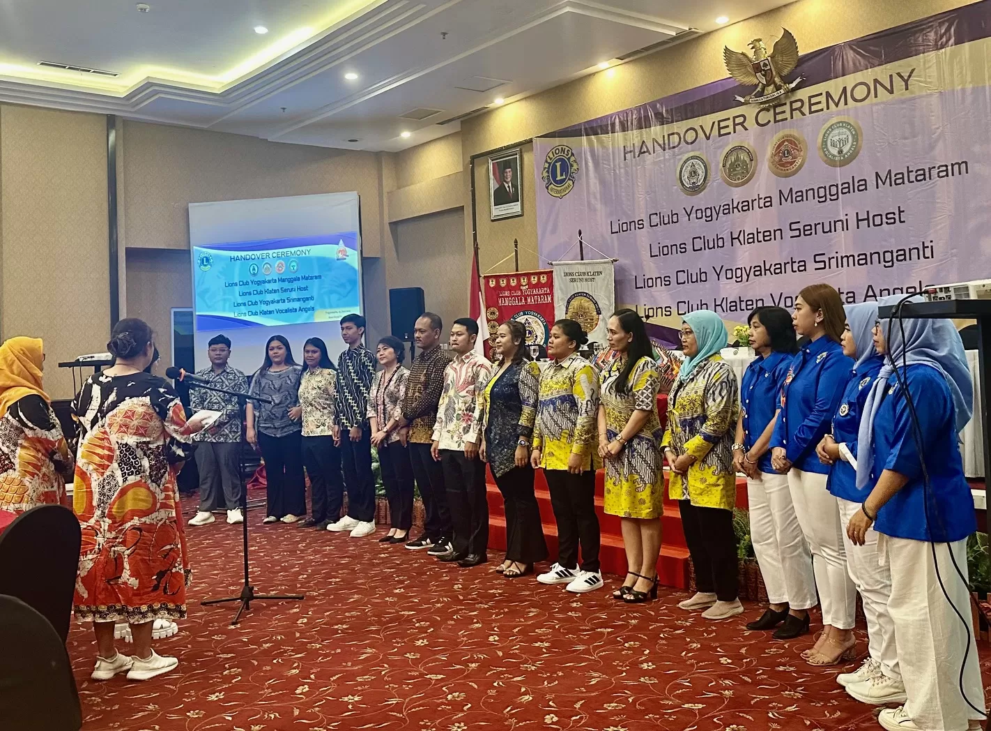 Pelantikan empat presiden dan kepengurusan Lions Club di Yogyakarta dan Klaten (Harminanto) 