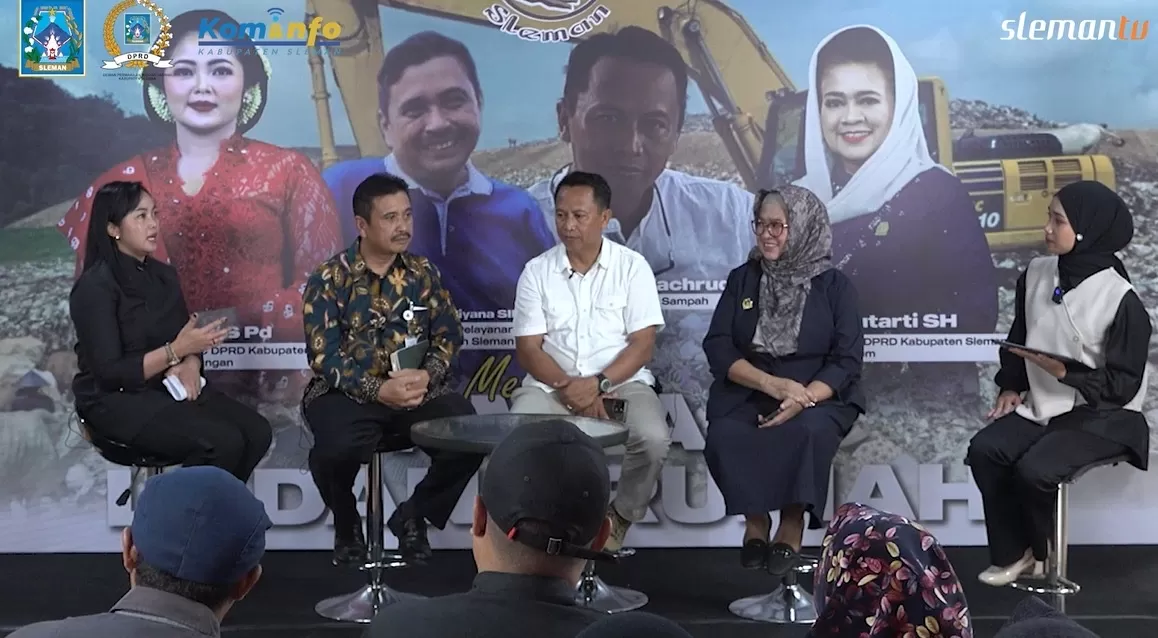 Pembahasan persoalan sampah di Sleman dalam dialog interaktif (Ist)