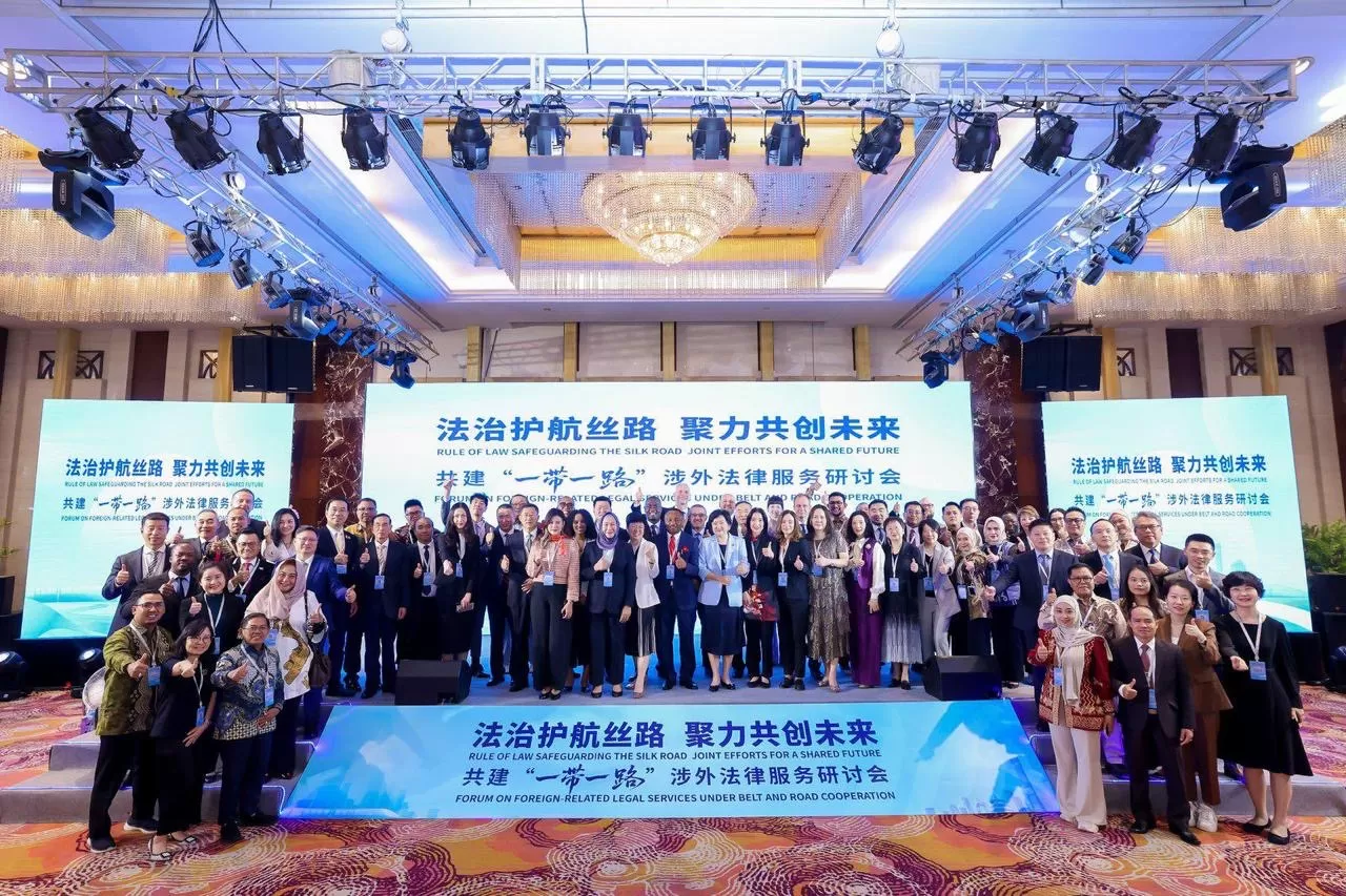 Forum Aturan Hukum Menjaga Jalur Sutra Upaya Bersama untuk Masa Depan Syariah: Forum Layanan Hukum Terkait Kerja Sama Sabuk dan Jalan (Ist)