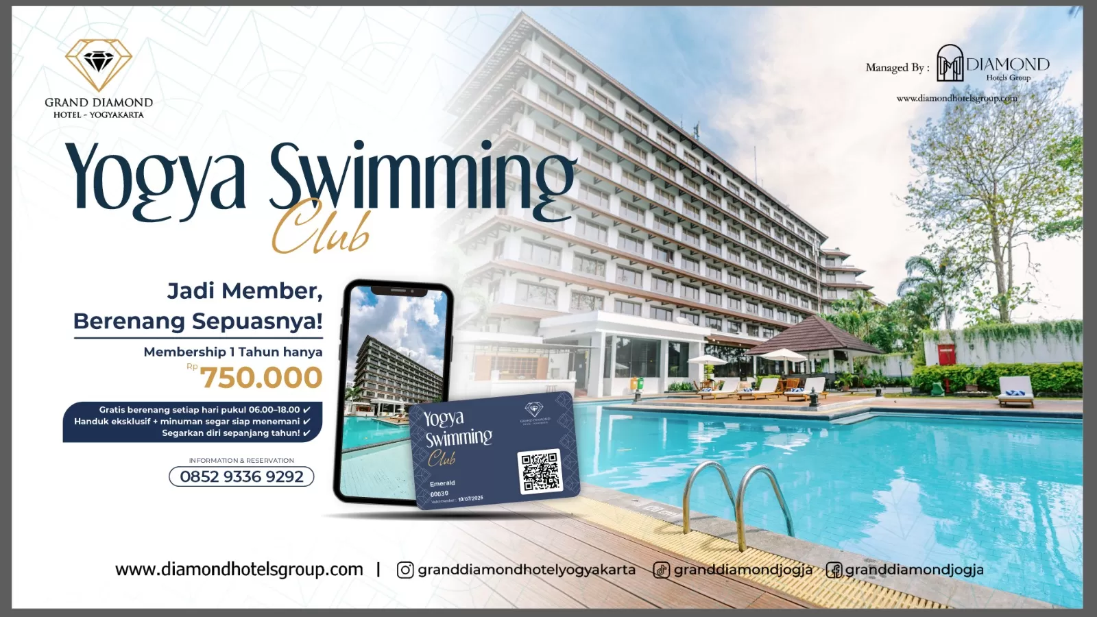 Grand Diamond Hotel Yogyakarta menggelar Program Yogya Swimming Club (Ist)