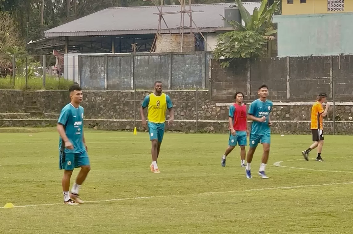 Frederic Injay jadi pemain paling menjulang di PSS saat ini (Harminanto)