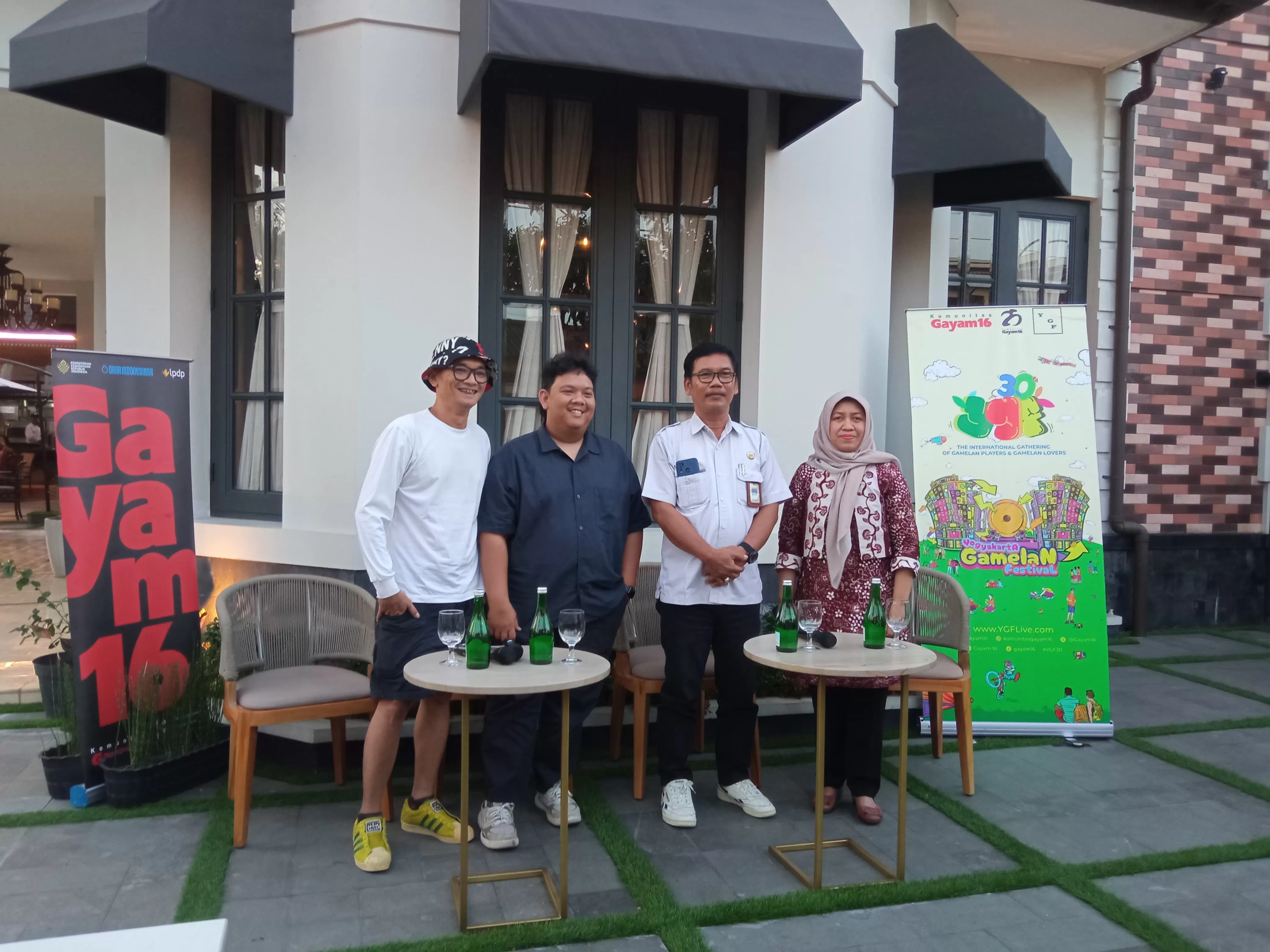 Suasana jumpa media YGF ke 30 di  resto Le Margaux Brasserie (Risbika Putri)