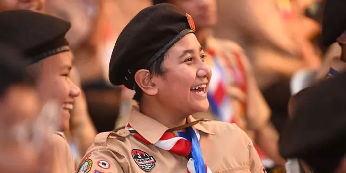 Siswa peserta Perkemahan Anak Indonesia Hebat Jenjang SMP Tahun 2025 pada 24-25 Juli 2025 di Camp Hulu Cai.