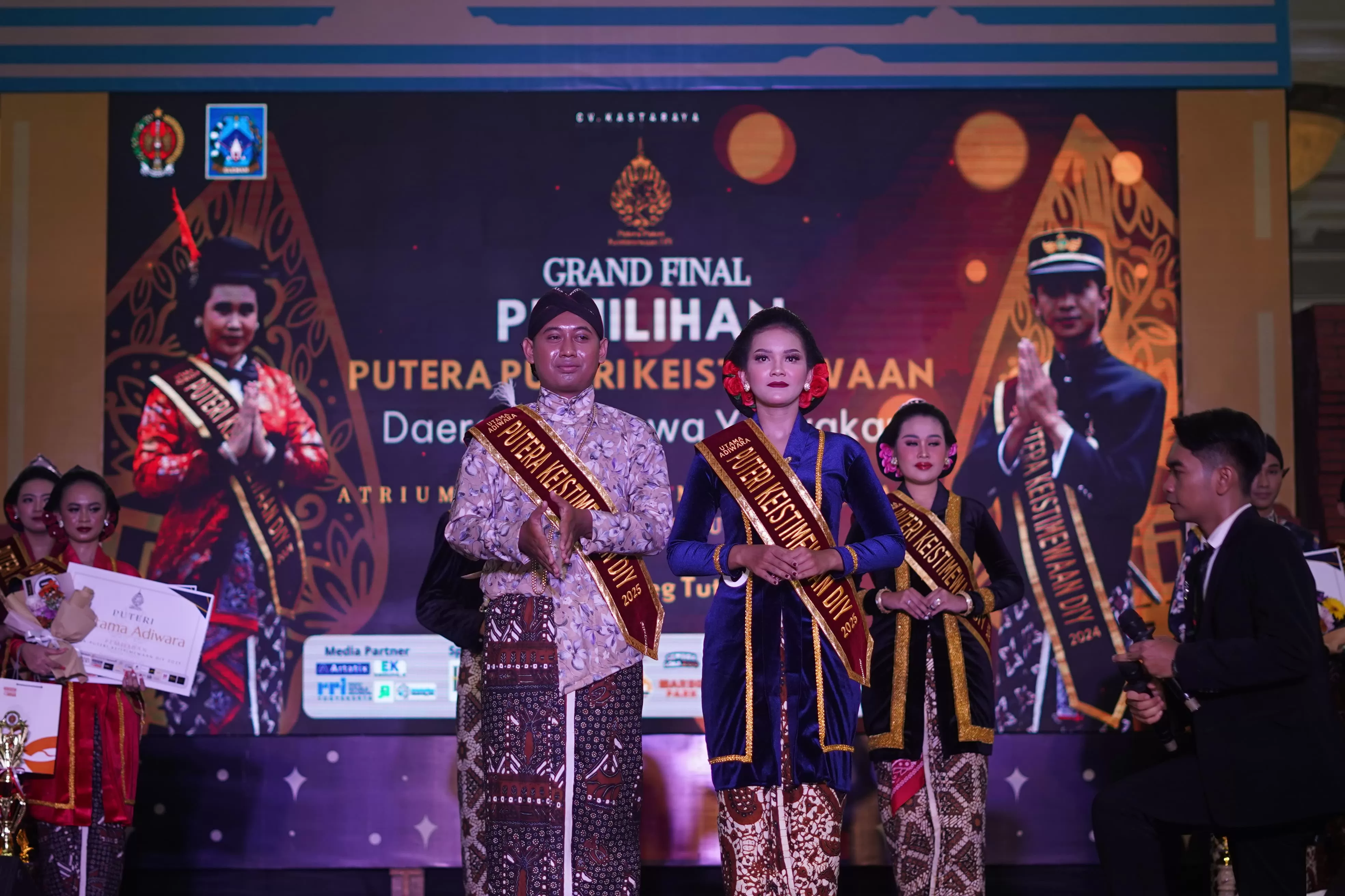 Puncak Ajang Pemilihan Putera Puteri Keistimewaan DIY 2025. (Foto: fathcinema).