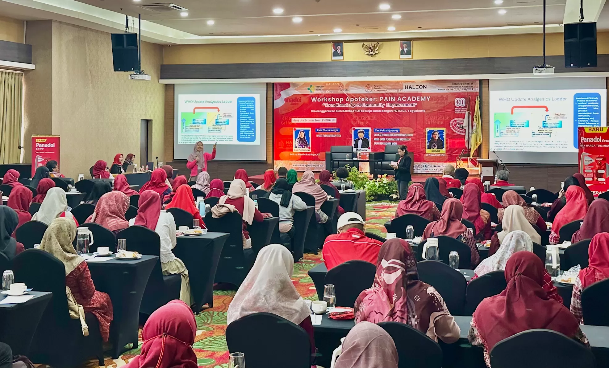 Suasana belajat Apoteker DIY tentang keluhan nyeri (Harminanto)