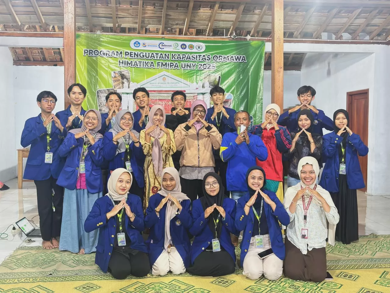 Temu Perdana Pengurus Bank Sampah Digital, Sabtu (9/8).  ((Foto: PPK Ormawa HIMATIKA FMIPA UNY).)