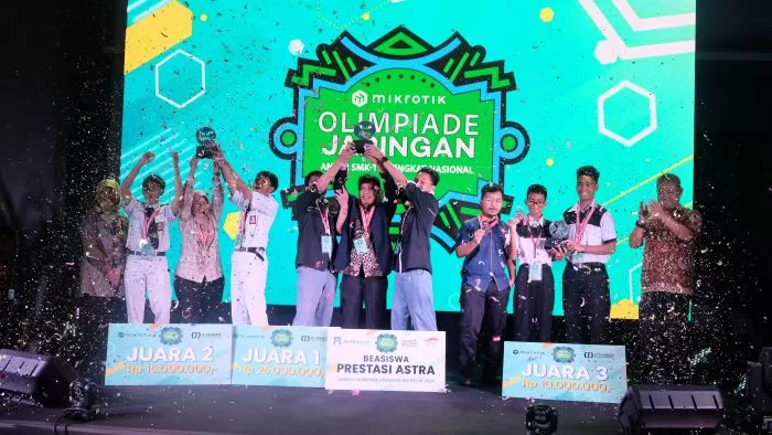 Grand Final Olimpiade Mikrotik Jaringan 2024 waktu lalu (Ist)