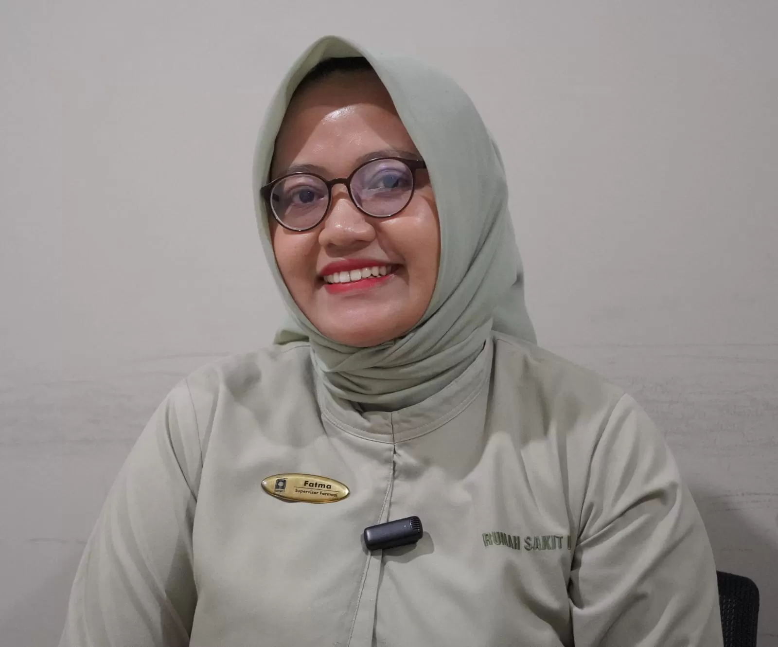 Supervisor Farmasi RS UII, Fatma Nur Hudaifah telah memanfaatkan bridging Apotek Online. (Ist)