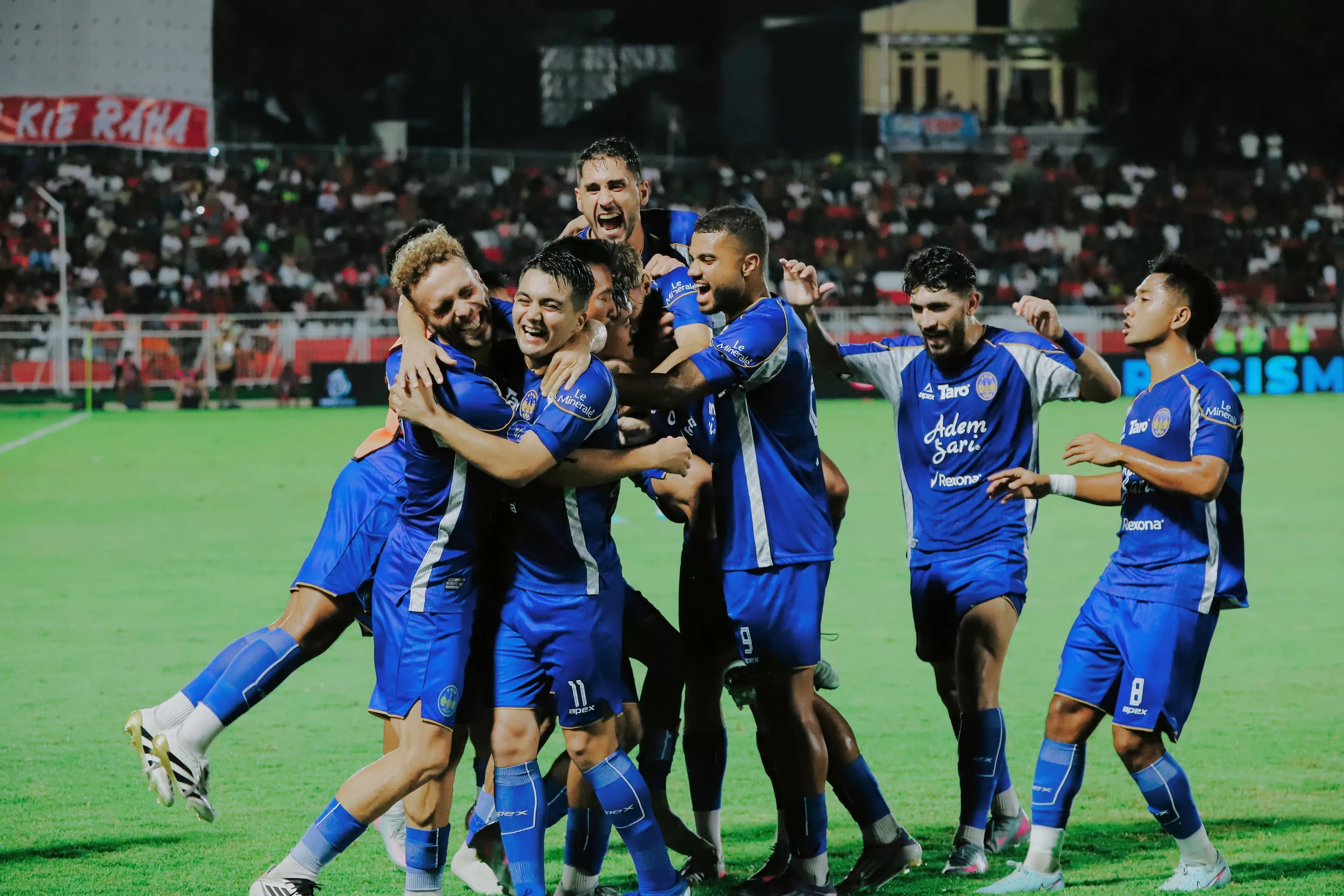 Suasana saat tim PSIM Yogyakarta merayakan gol (Foto Istimewa)