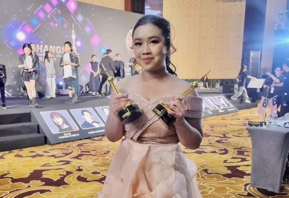 Lovely Kimora Labitta saat berlaga di Shanghai China (ist)