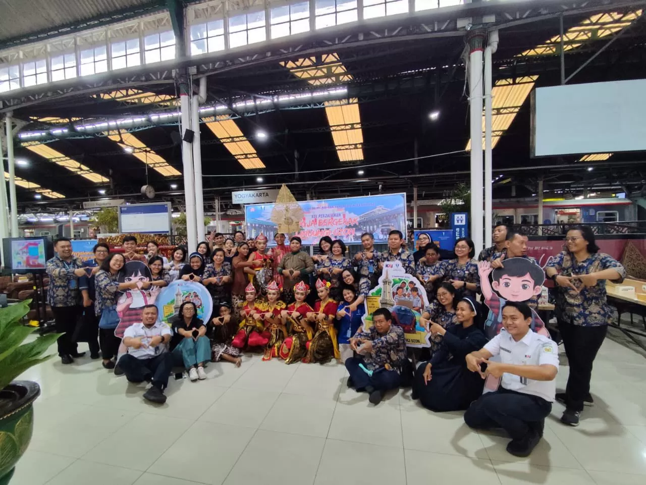 Kolaborasi PT KAI dan Tarakanita. Foto: Dok