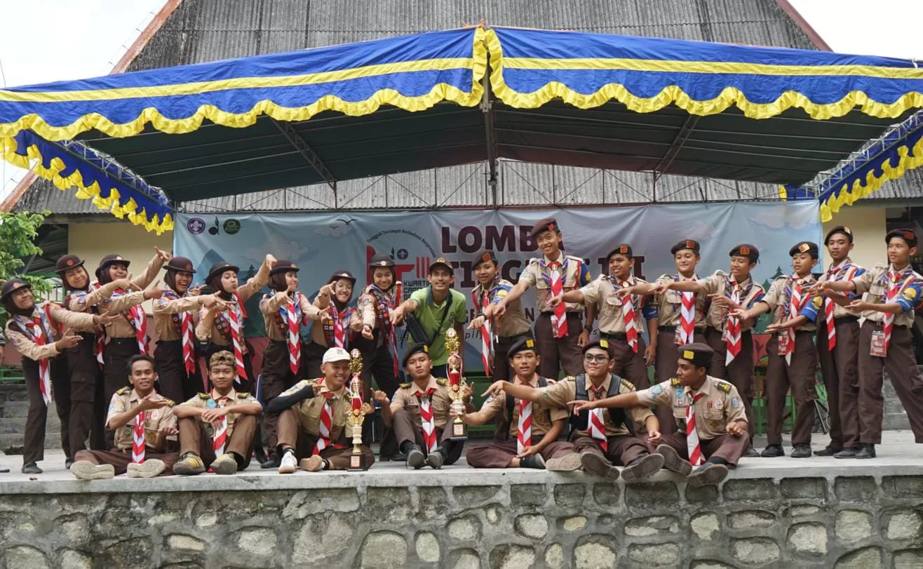 tim Pramuka MTs Ibnul Qoyyim Putra  (Foto: Istimewa)