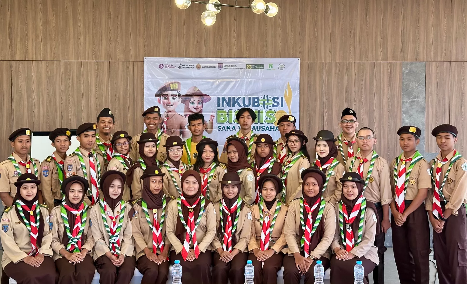 Peserta Saka Wirausaha bersemangat jadi usahawan muda DIY (Harminanto) 