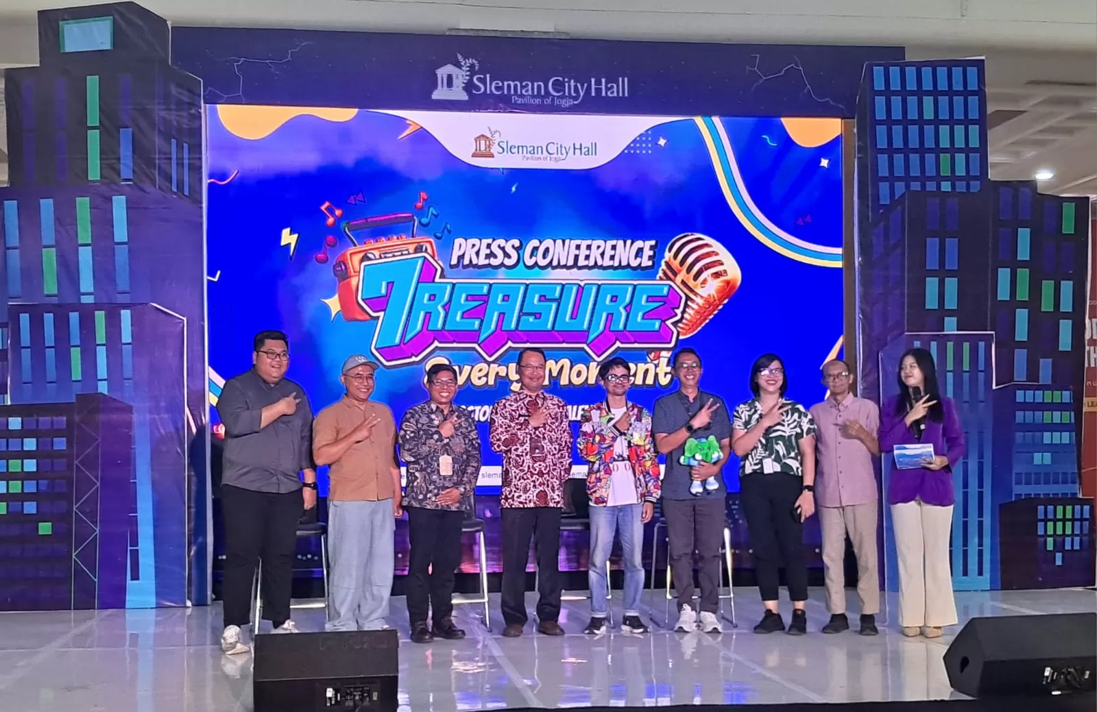 Press conference  acara '7reasure Every Moment' di SCH (Karni Narendra)