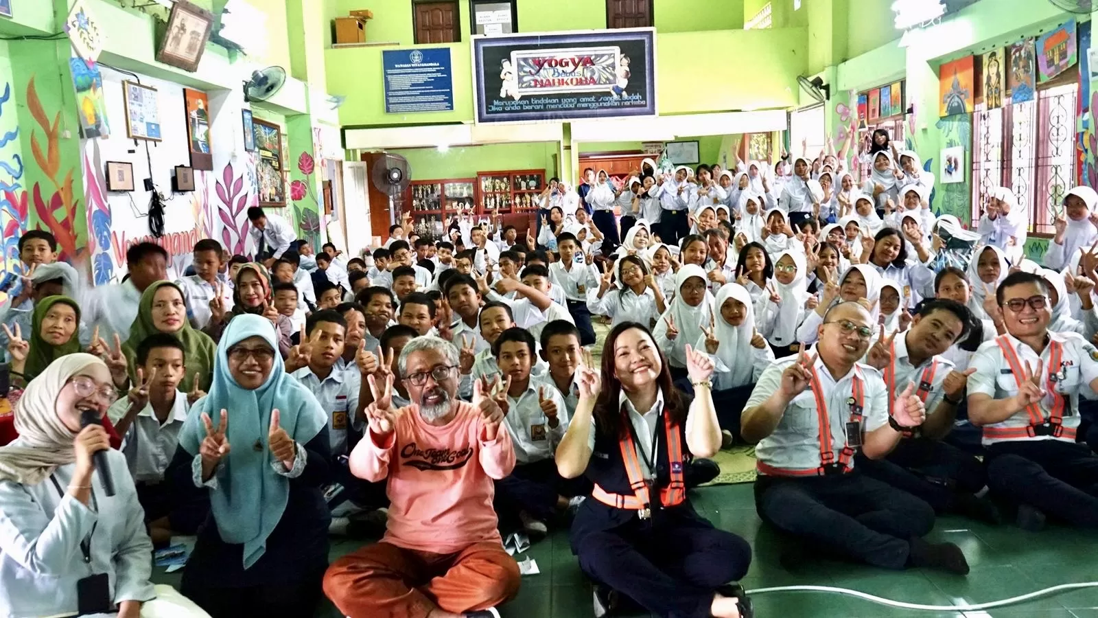 KAI Bandara YIA gelar sosialisasi interaktif di SMPN 12 Yogyakarta (Ist)