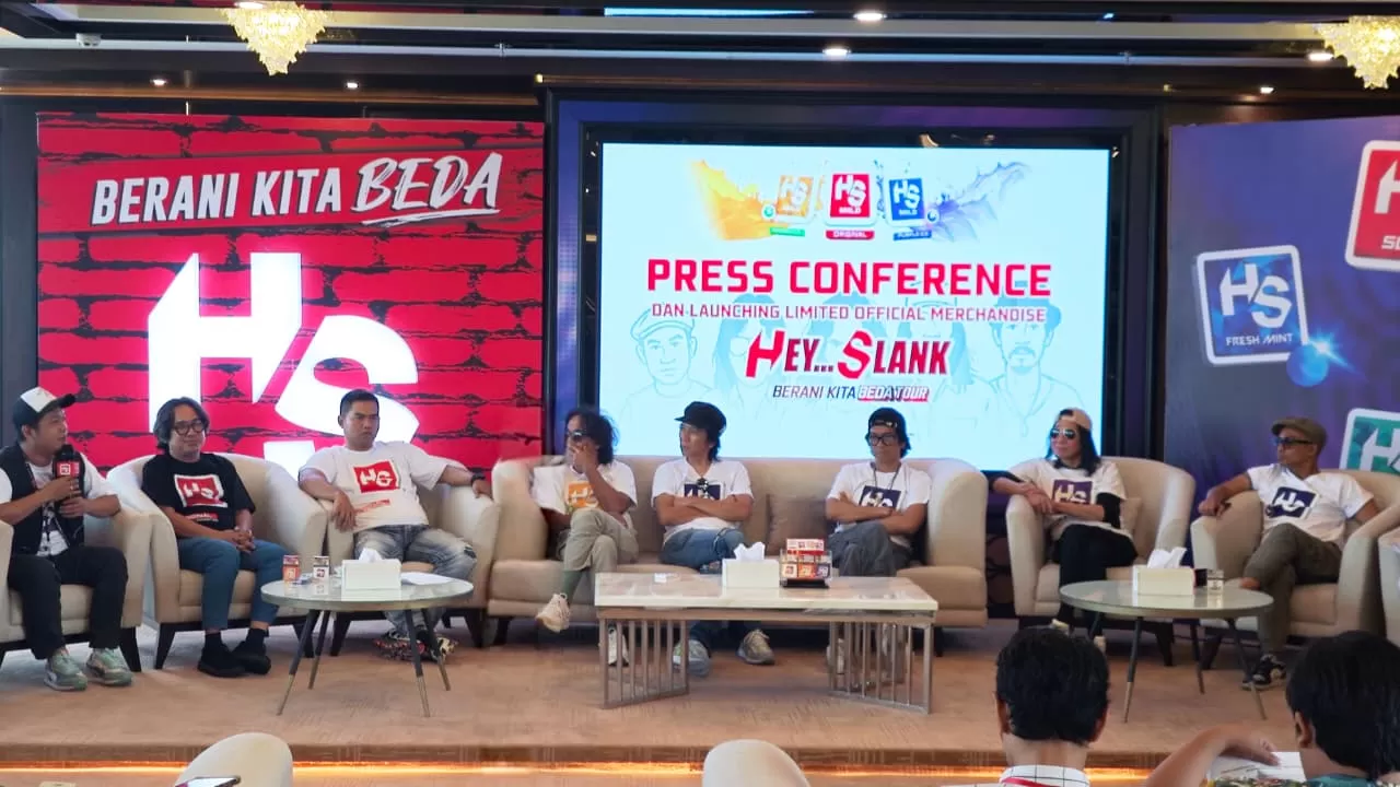 Suasana press conference 'Hey... Slank', Sabtu (18/10) (Istimewa)