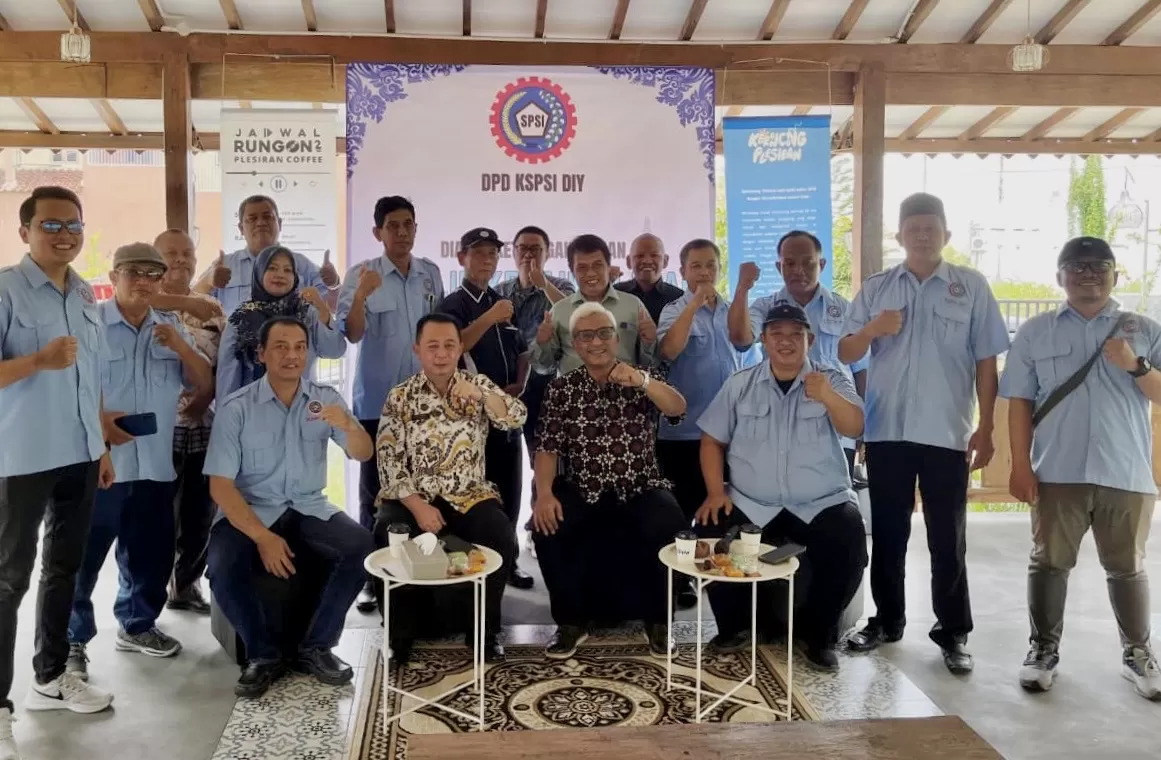 DPD KSPSI DIY bersama Disnaker DIY berdialog bersama  (Ist)