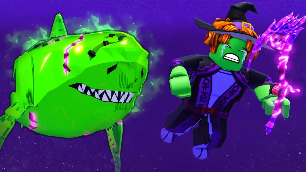 Sampul resmi terbaru gim Fish It edisi Halloween. (Foto: X @/FishitROBLOX)