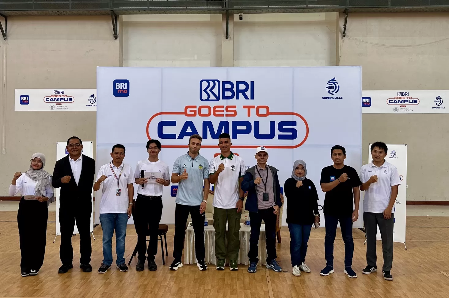 Ze Valente, Tocantins dan I League mampir ke kampus UGM (Harminanto)
