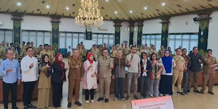 Pemkot Yogyakarta melalui Badan Perencanaan Pembangunan Daerah mengadakan diseminasi hasil riset tahun 2025.