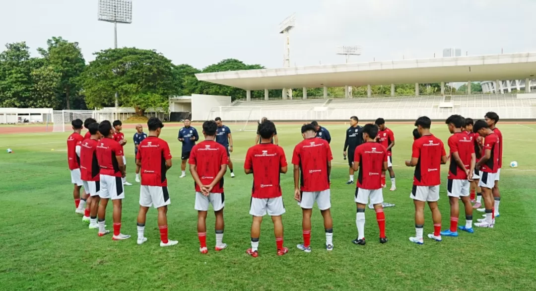 Pemain Timnas U17 tengah berlatih. (Dok. PSSI) 