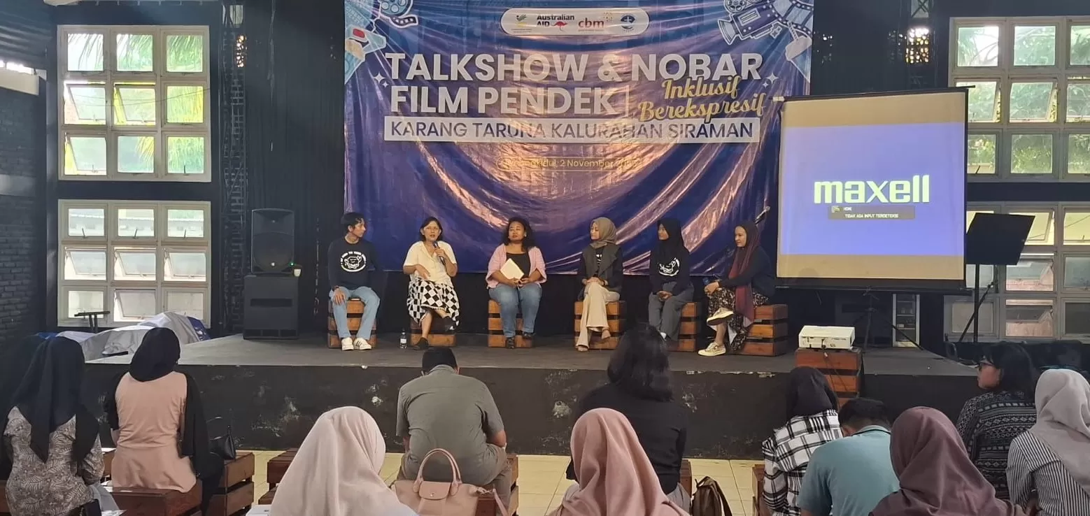 Pelaksanaan talk show di Wonosari.    (Dedy EW)