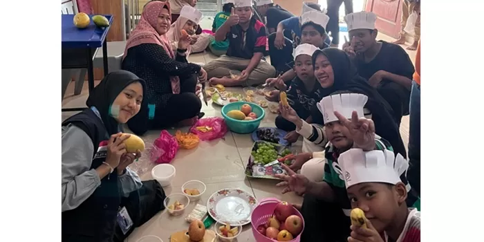 Kegiatan bertema &ldquo;Colorful Salad: Serunya Belajar Gizi dari Buah.&rdquo;