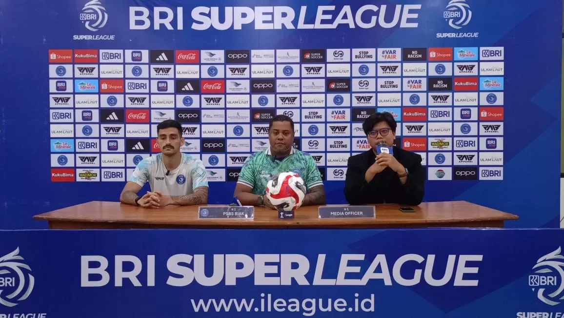 Jumpa pers Persita Tangerang VS PSBS Biak (Ist)