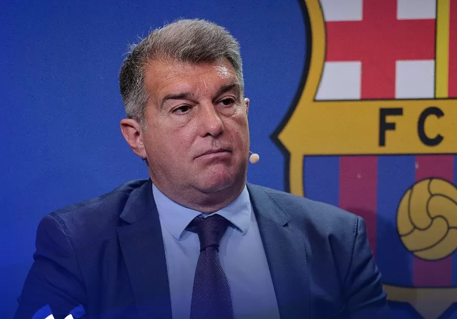 Presiden Barcelona, Joan Laporta (Sumber: Instagram @transfermarkt.us)  