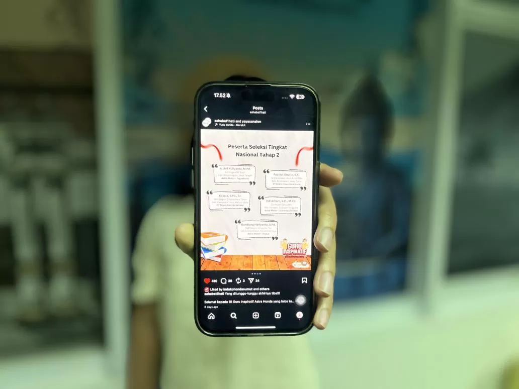  Perwakilan Astra Motor Yogyakarta Melaju Ke Seleksi Tahap Dua Guru Inspiratif Astra Honda 2025  (istimewa)