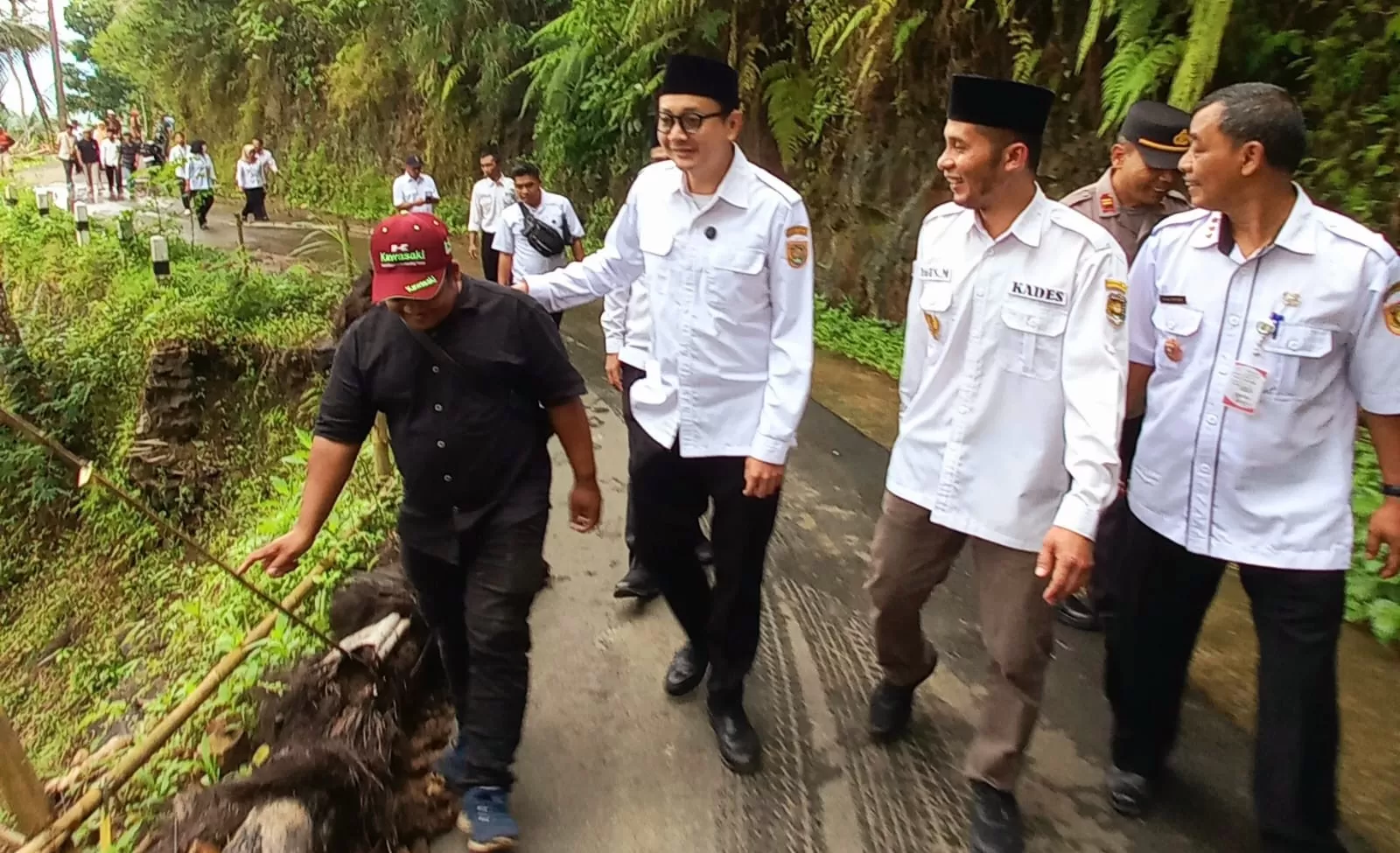 pemeliharaan atau pembangunan talud bronjong dan drainase di Dusun Ngadiboyo, Desa Ngadirejo, Kecamatan Kaligesing. Kabupaten Purworejo dimulai.   (ISTIMEWA)