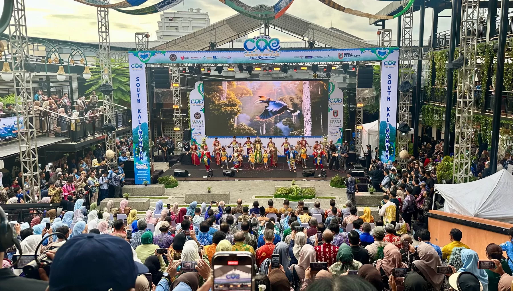 Kemeriahan launching Calender of Event 2026 South Kalimantan di Teras Malioboro (Harminanto)
