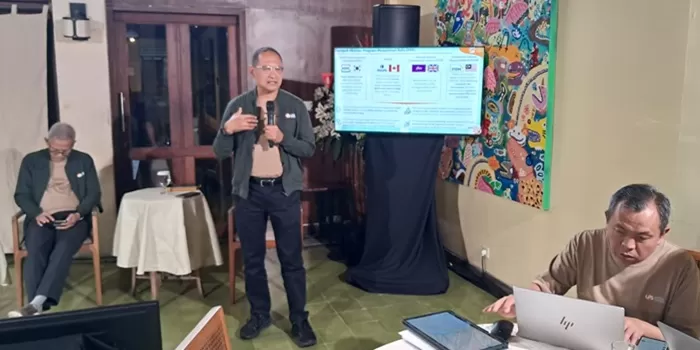 Hermawan Setyo, dalam acara Press Gathering bersama wartawan Yogyakarta, Solo, dan Semarang .