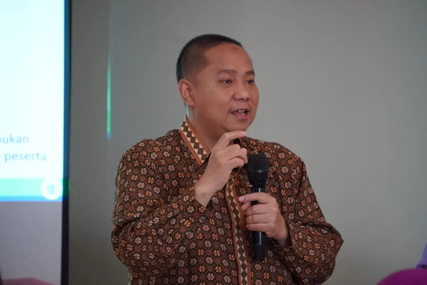  Kepala BPJS Kesehatan Cabang Yogyakarta, M. Idar Aries Munandar memaparkan pentingnya menjaga keberlangsungan Program JKN, Minggu (16/11) (Ist)