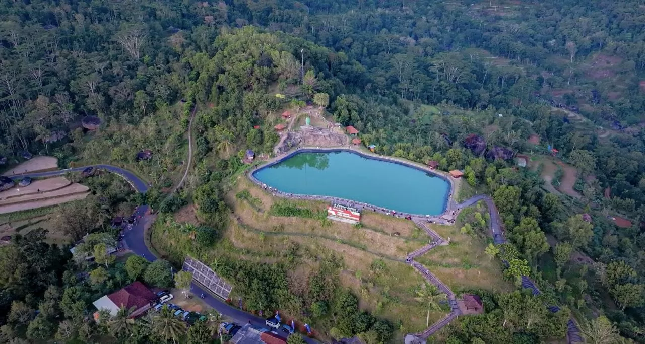  Embung Nglanggeran yang jadi ikon wisata menarik    (istimewa)