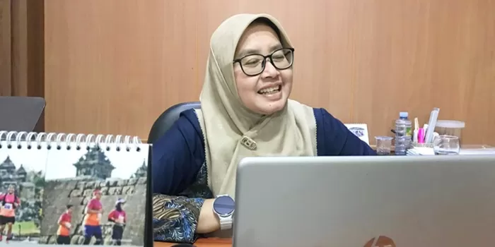  Kepala Bidang Usaha Mikro Dinkop UKM Kabupaten Sleman, Sri Wahyuni Budiningsih.