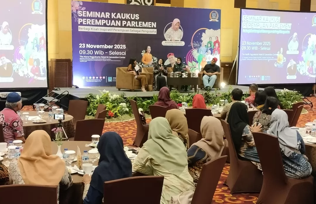 Seminar Kaukus Perempuan Parlemen DPRD Sleman bertema 'Women Entrepreneur'. (Devid Permana) 