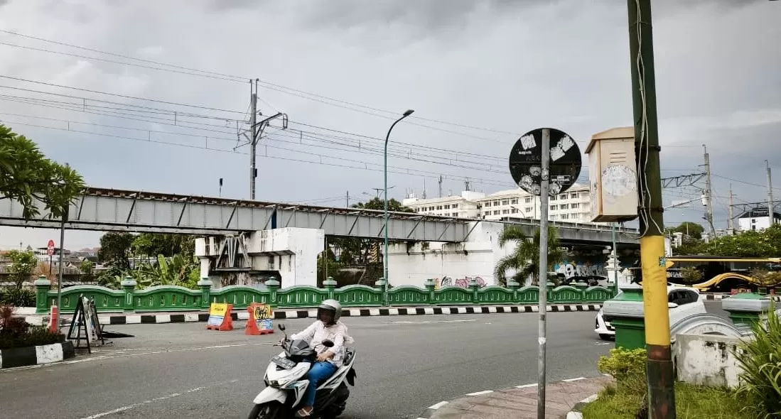 Jembatan Kleringan yang menjadi pintu masuk utama kawasan Malioboro  (Ist)