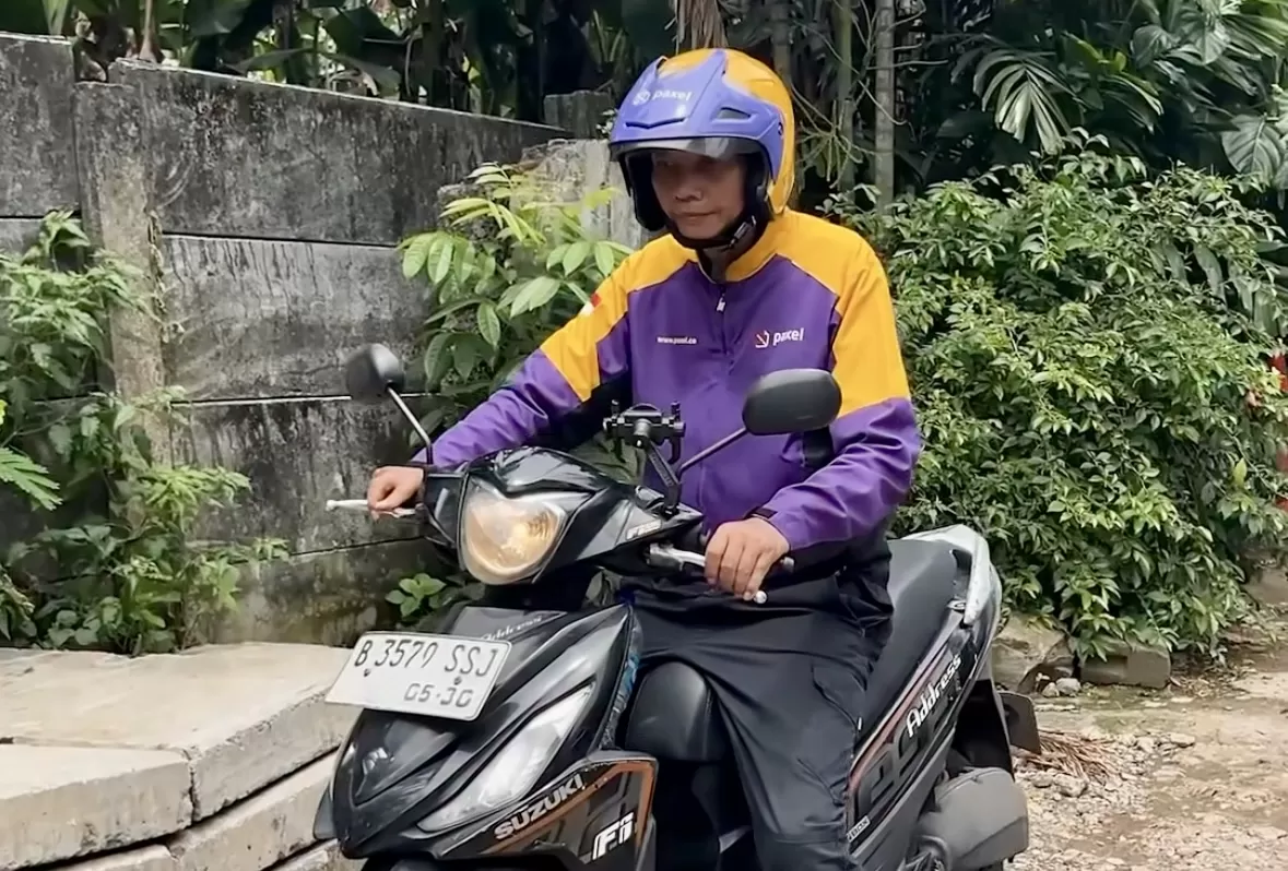 lustrasi tim Paxel yang bergerak di lapangan, dalam tarikan nafas tumbuh seperti layanan digitalnya (Ist)