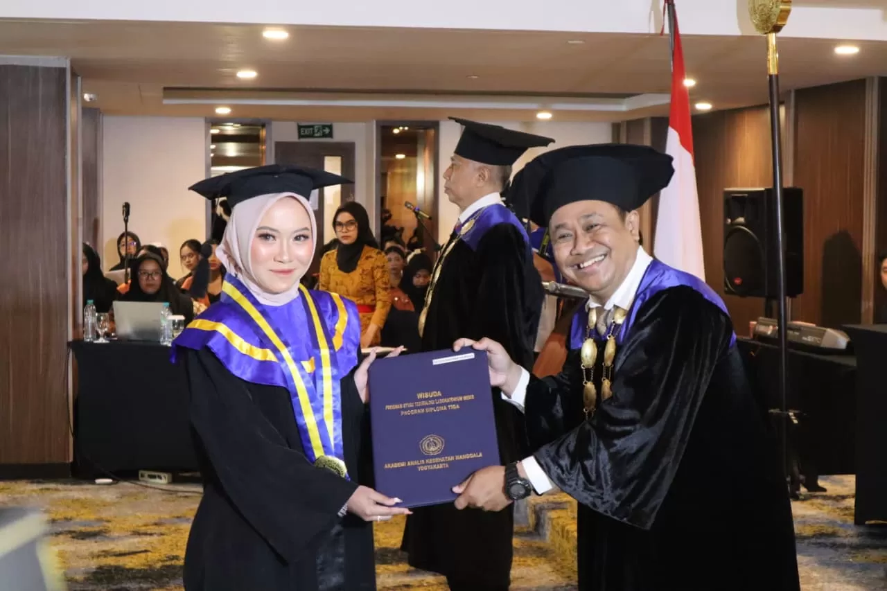  Profesi wisuda angkatan XXV AAK Manggala Yogyakarta, Kamis (27/11).   (-Ardhi Wahdan)