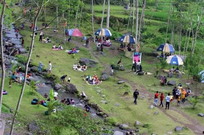 Pemandangan akhir pekan di Ledok Sambi (Dok. Dinpar DIY)