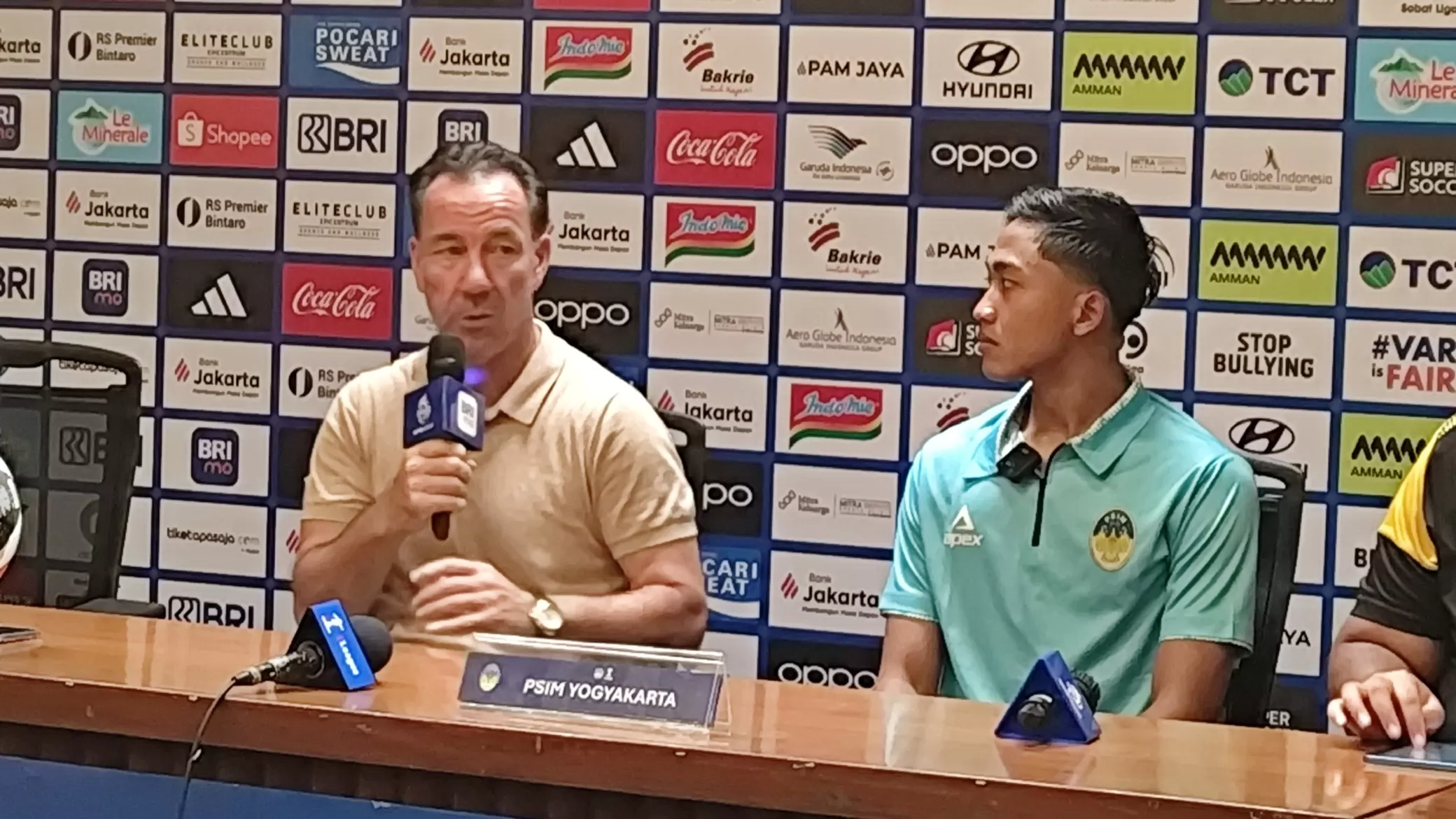 Pelatih PSIM Yogyakarta, Jean Paul van Gastel (Foto Istimewa)