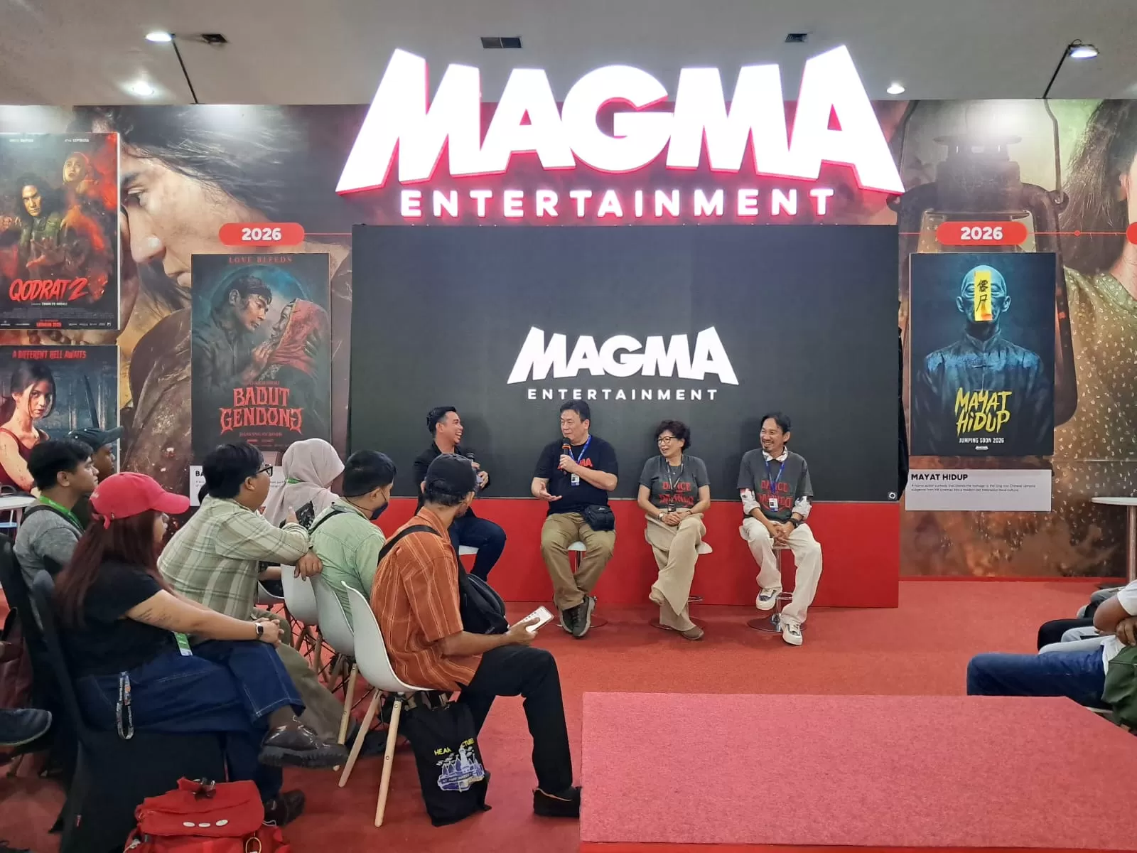 Sesi presentasi  'Future Slate Unveiling' dari Magma Entertainment (Karni Narendra)