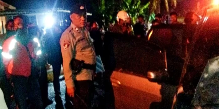 Lokasi Honda Jazz yang terbakar di Kemusuk, Sedayu. 