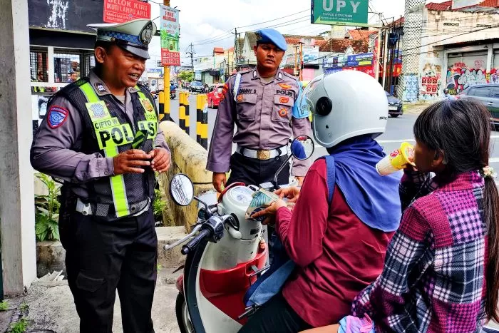 Giat hari terakhir Operasi Zebra Progo 2025 di Bantul ( Judiman)