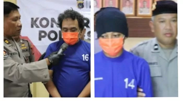 Dua pelaku pencurian yang diringkus di Polsek Banguntapan  (Judiman)