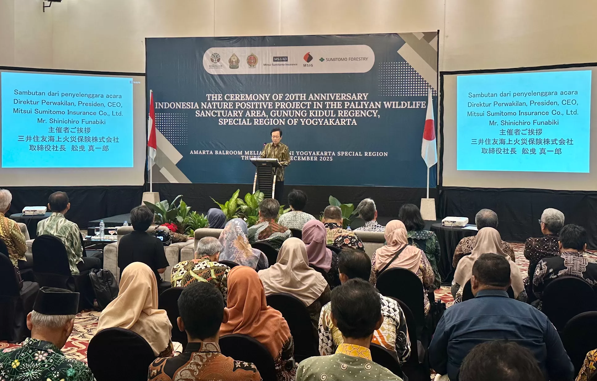 Presiden Direktur Mitsui Sumitomo Insurance Group, Shinichiro Funabiki (Harminanto)